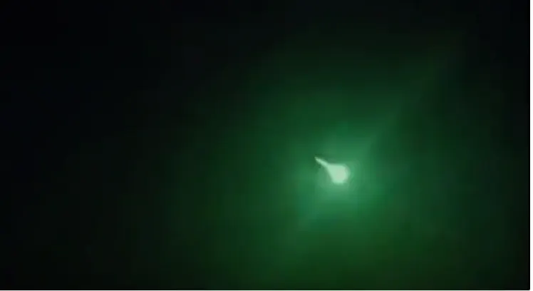 Meteorito verde en Turquía