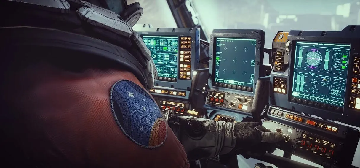 Juego del espacio Starfield