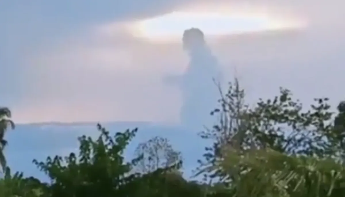 Una nube causa furor en las redes, usuarios aseguran es la figura de Jesús