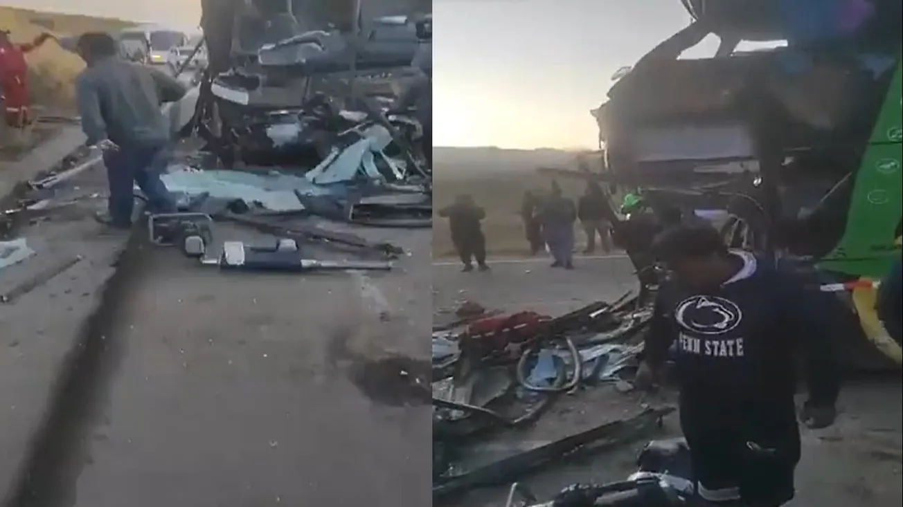 Cinco muertos por accidente entre dos autobuses en Perú