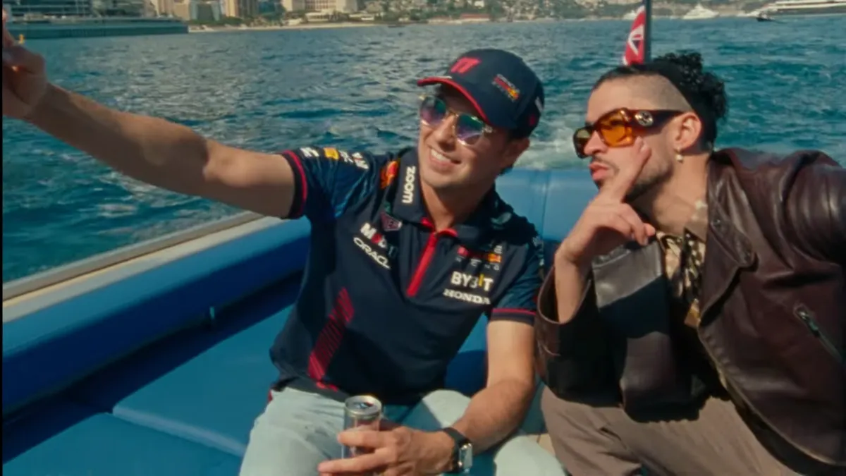 Bad Bunny y Checo Pérez