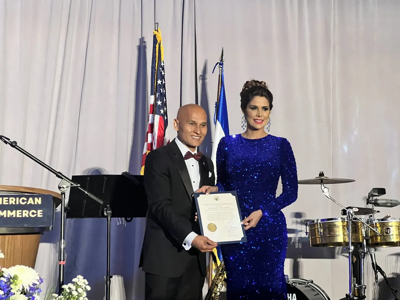 Fuerza latina de Washington DC se reúne en la gala de la Cámara de Comercio Salvadoreña Americana