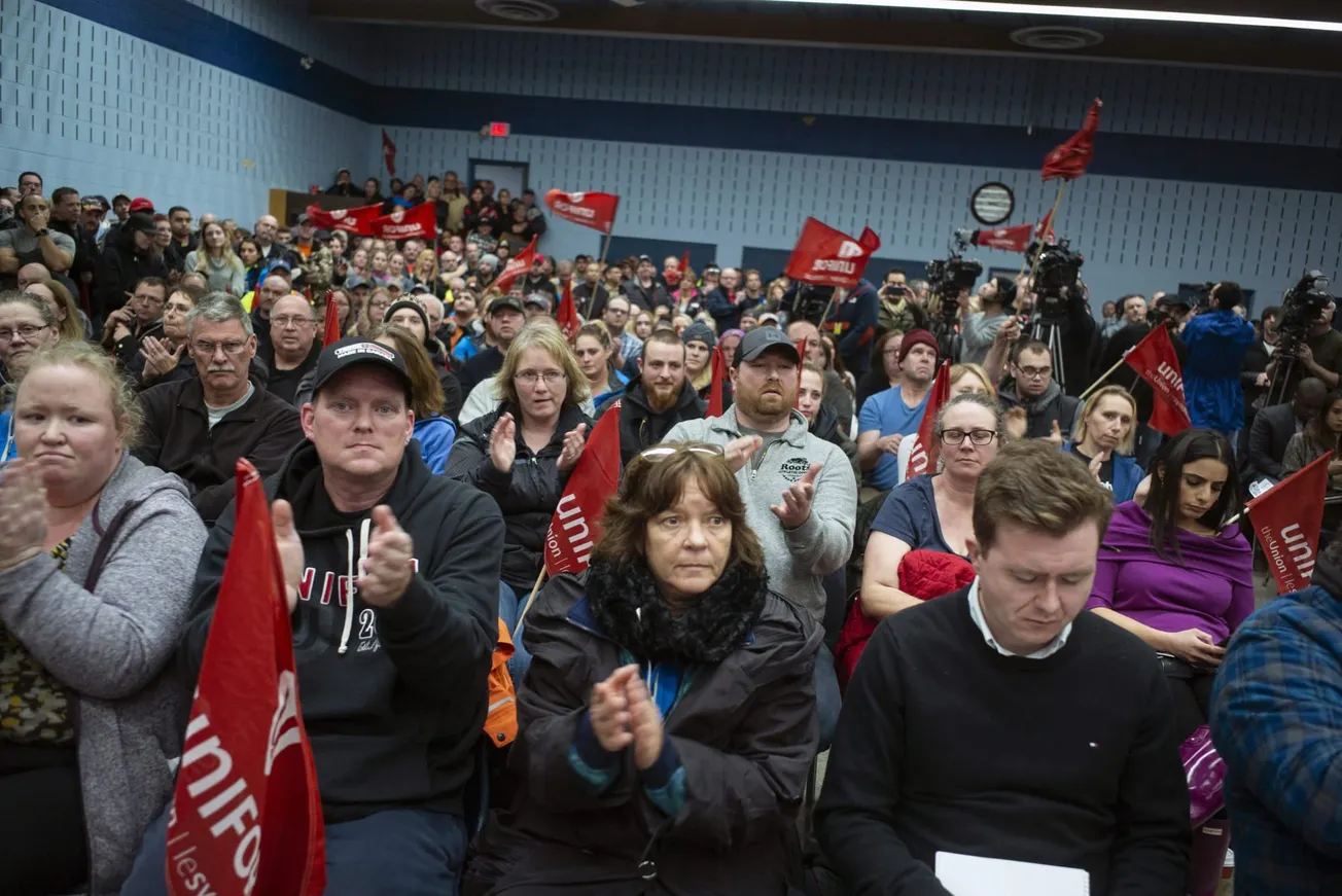 huelga automotriz canadá