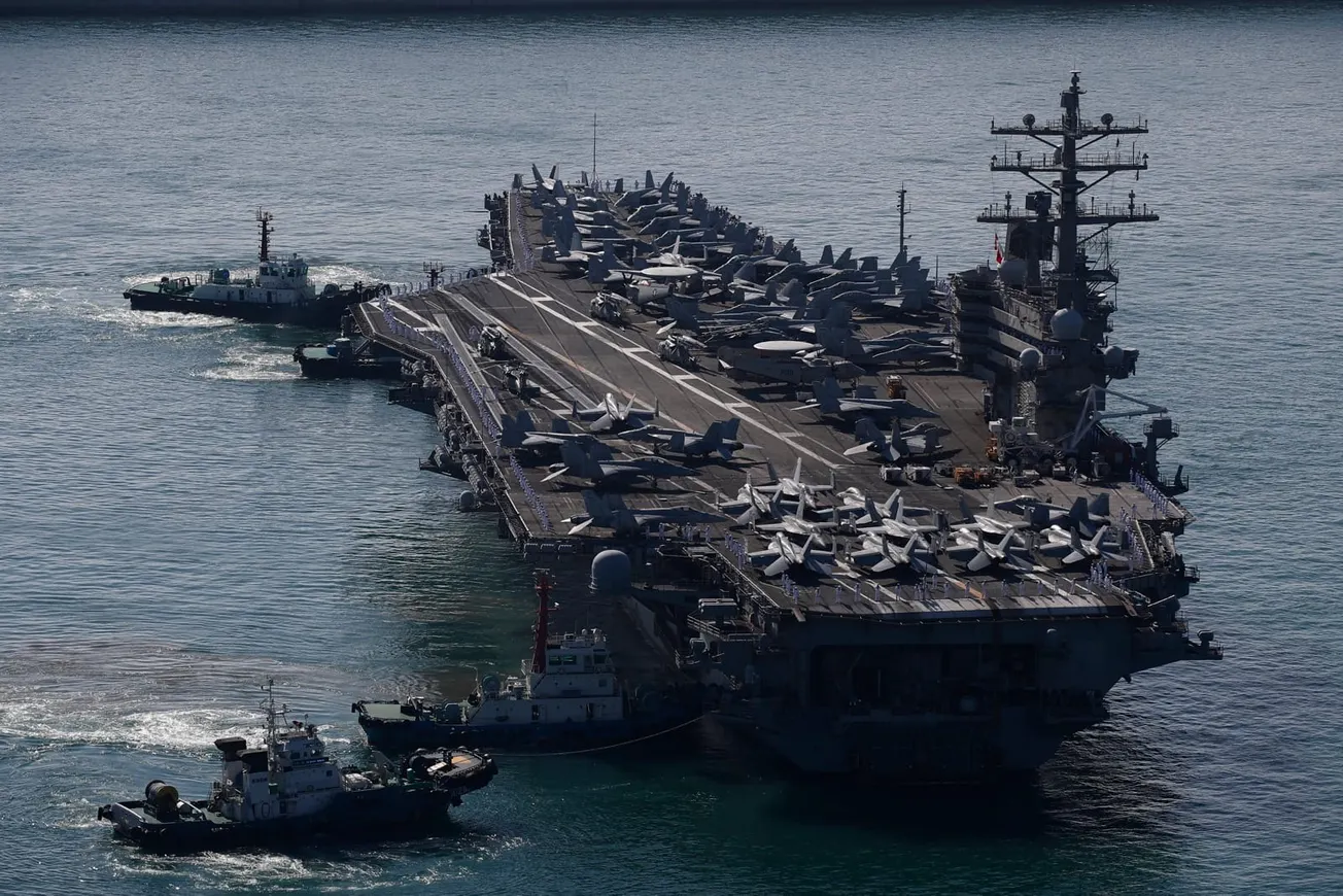 Portaaviones EEUU Corea del Sur