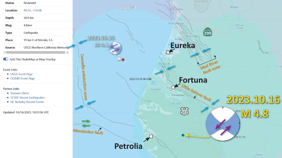 terremotos en California