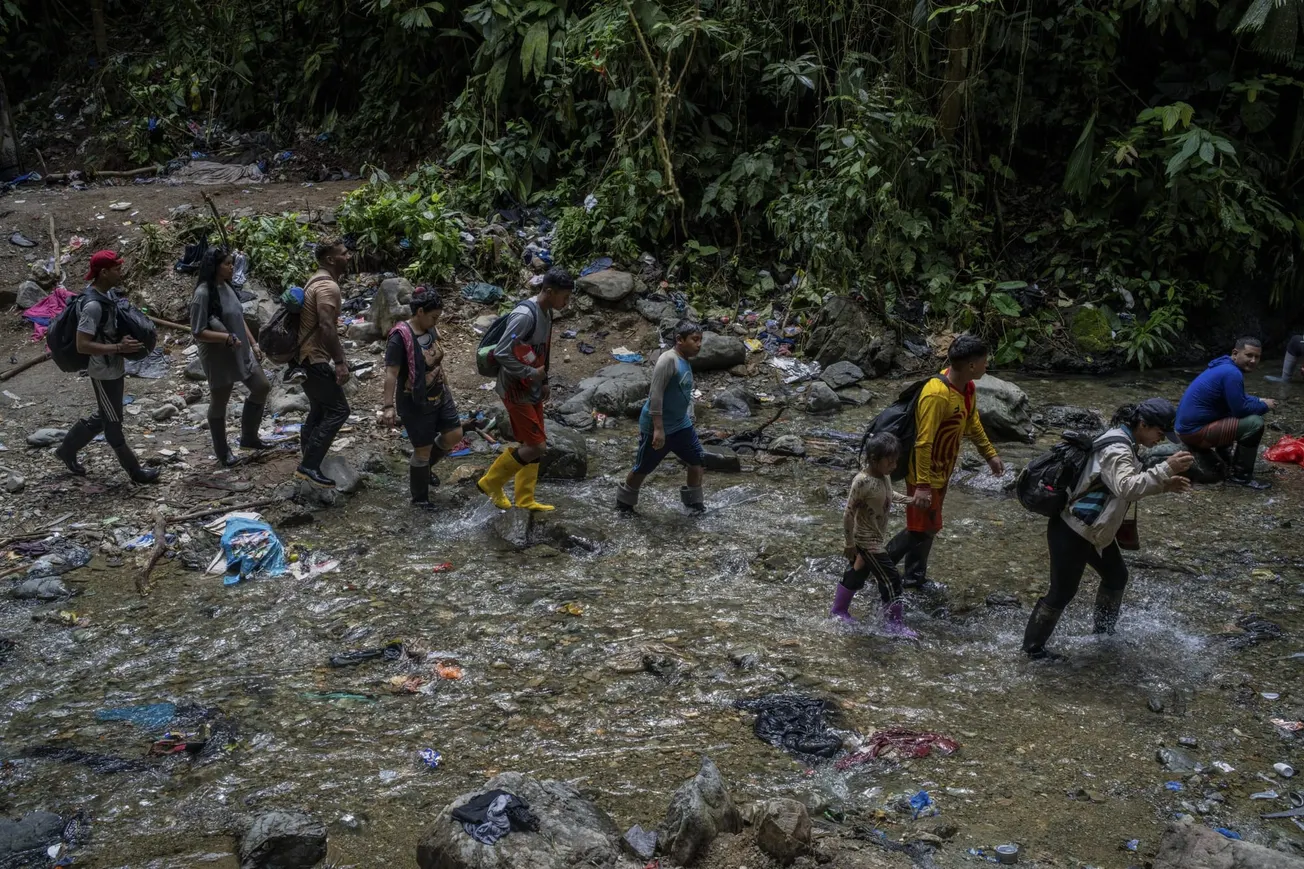 inmigrantes venezolanos en la frontera