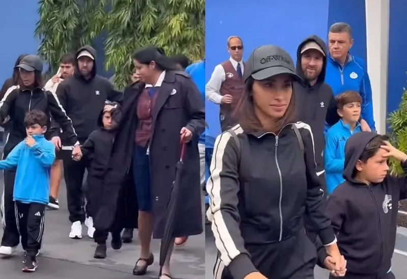 Falló en el intento esto usó Messi para pasar desapercibido con su familia en Disney