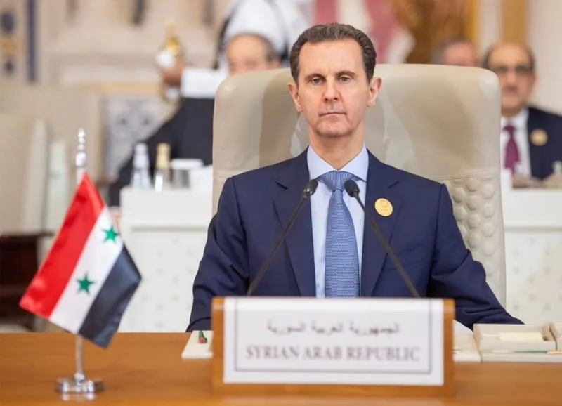 fotografía proporcionada por la Oficina Presidencial de Irán muestra al presidente sirio Bashar Al-Assad. Foto Efe.