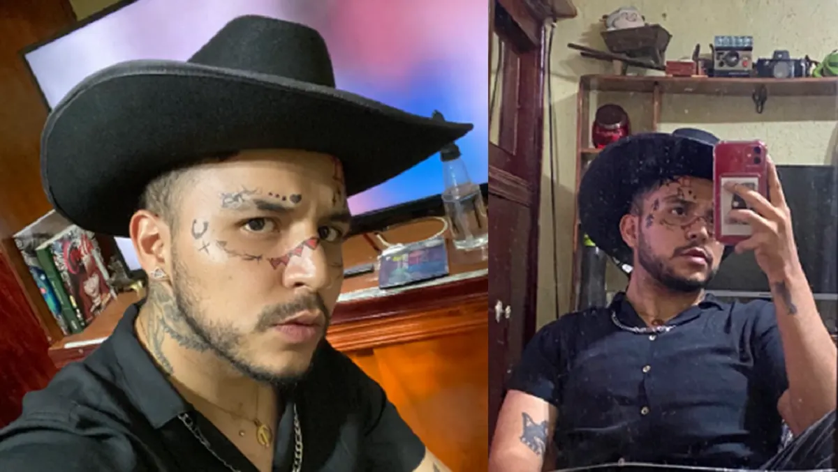 Joven se disfraza como Christian Nodal y confunde a los internautas