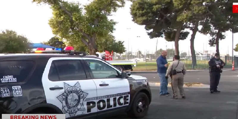 Policías atropellados Las Vegas