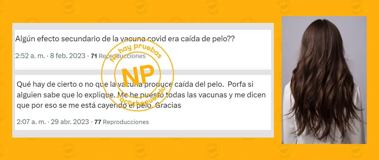 Vacuna del COVID-19 no causa caída de cabello
