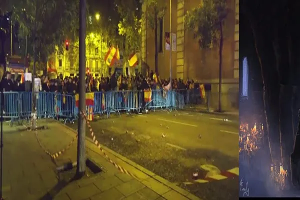 Protestas en Madrid por la amnistía catalana