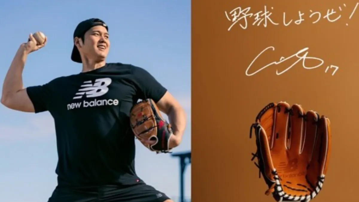 Los guantes donados, producidos por New Balance, forman parte del acuerdo de patrocinio de Ohtani con la marca. | Foto: Insta