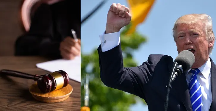 Frase sin contexto sobre el juicio de trump