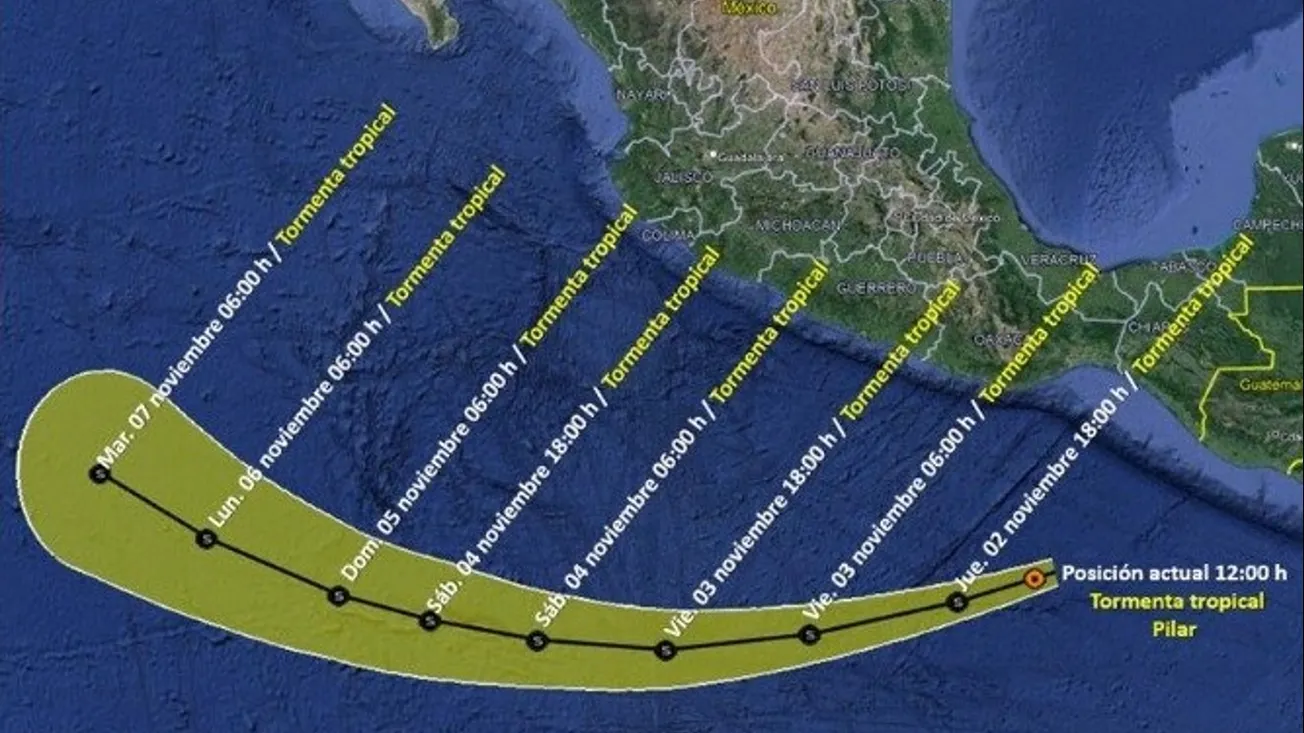 Tormenta Pilar y frente frío ocho ocasionará bajas temperaturas en México