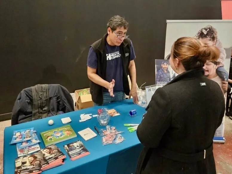 Massachusetts Health Connector durante una la Semana de Cobertura para promover la temporada de inscripción abierta del progr