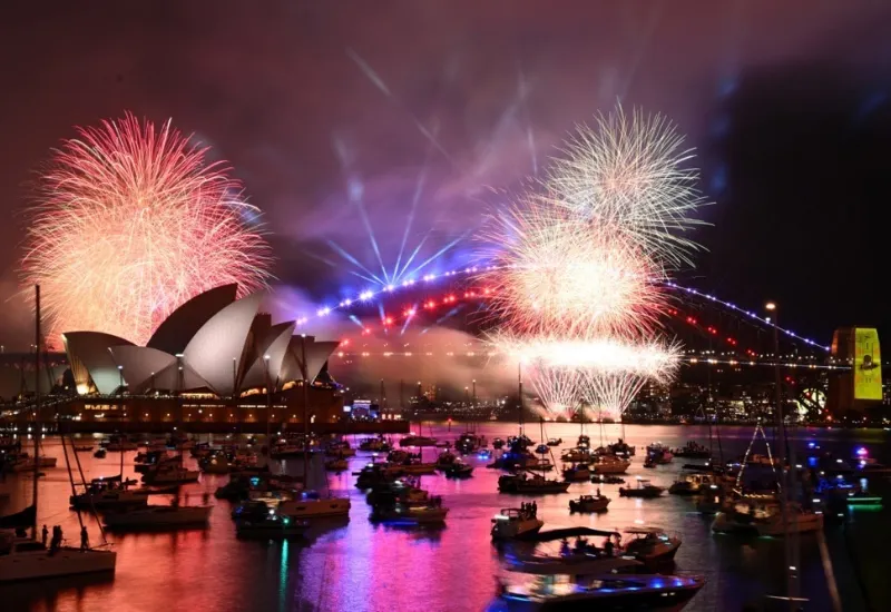 celebración nochevieja Sídney