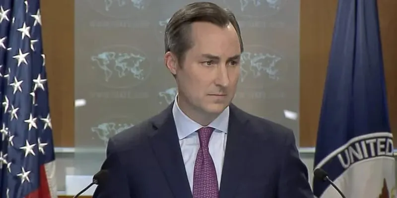 Mathew Miller, representante del Departamento de Estado, declara que las ambiciones rusas van mas allá de Ucrania y represent