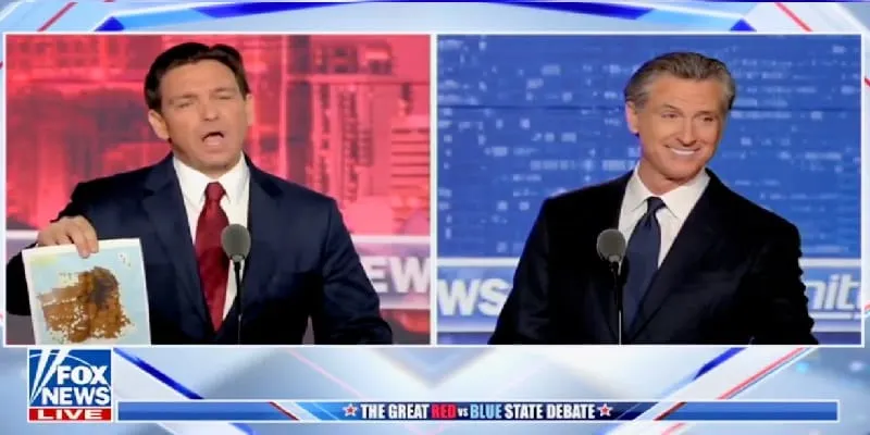 Debate presidencial entre DeSantis y Newsom