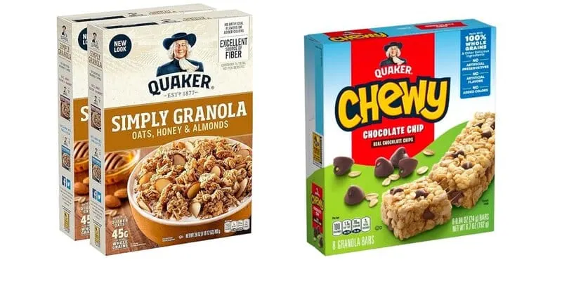 Granola y cereales Quaker