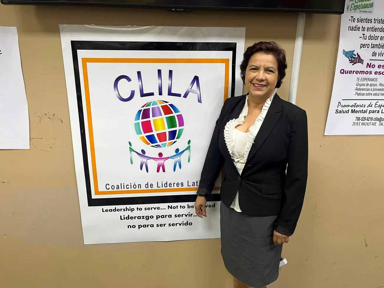 América Gruner es una líder comunitaria de Dalton, Georgia, una ciudad al noroeste del estado con una gran comunidad latina.