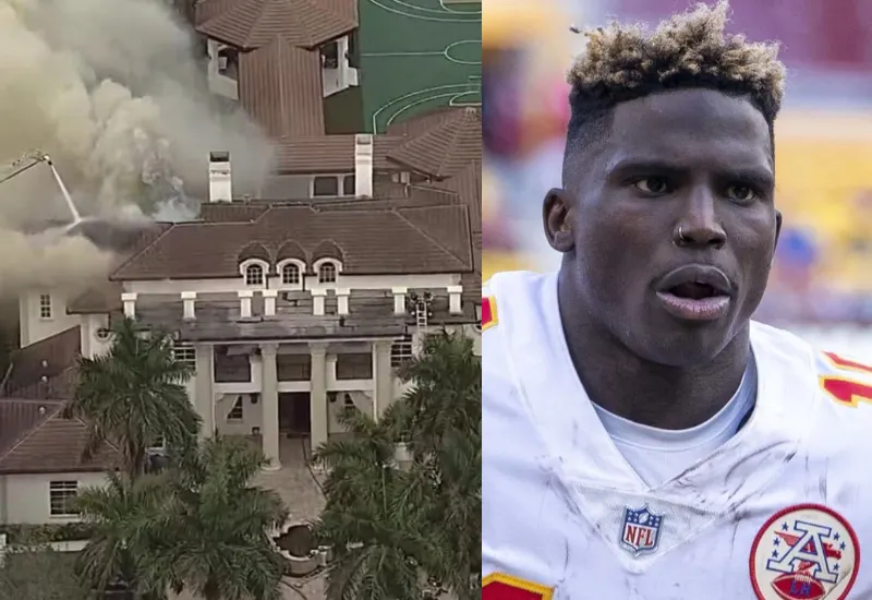 incendio mansión Tyreek Hill
