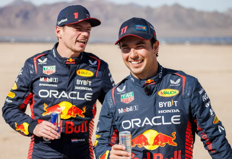 Max Verstappen y Checo Pérez