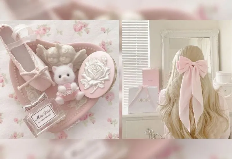 Moda Coquette. Foto tomada de @ccyourspace /x.com