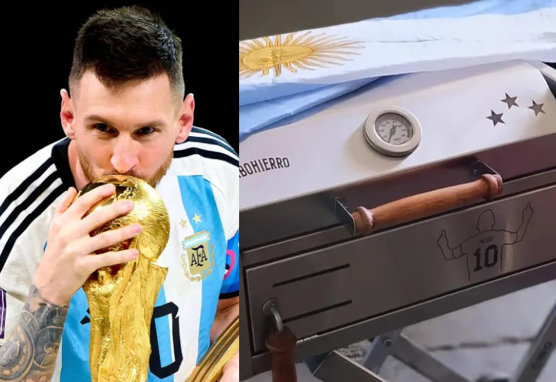 Parrillera a Lionel Messi: La historia de un pedido especial