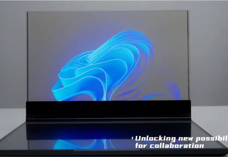 Lenovo presenta la ThinBook: un portátil con pantalla transparente