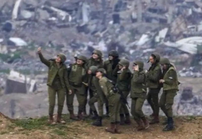 selfie soldados israelíes