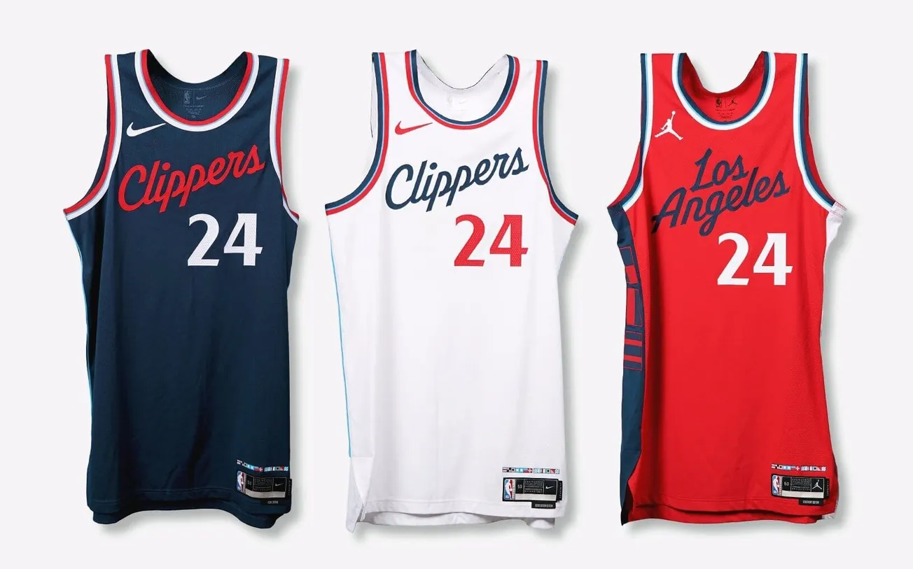 Los Ángeles Clippers uniformes