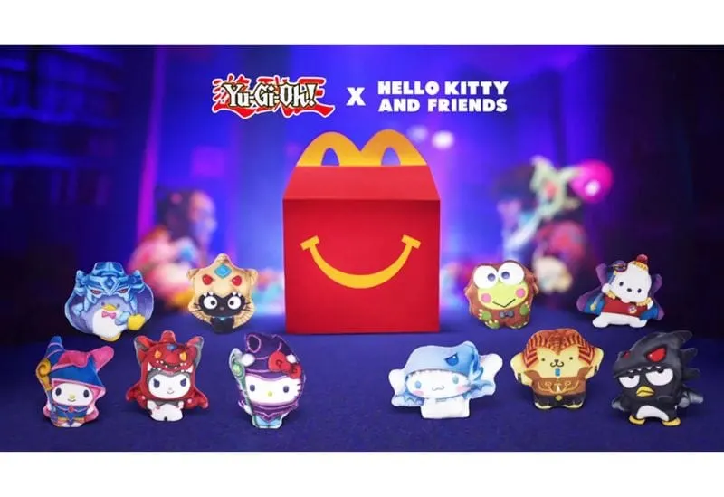 Yu-Gi-Oh y Hello Kitty en Mcdonald's