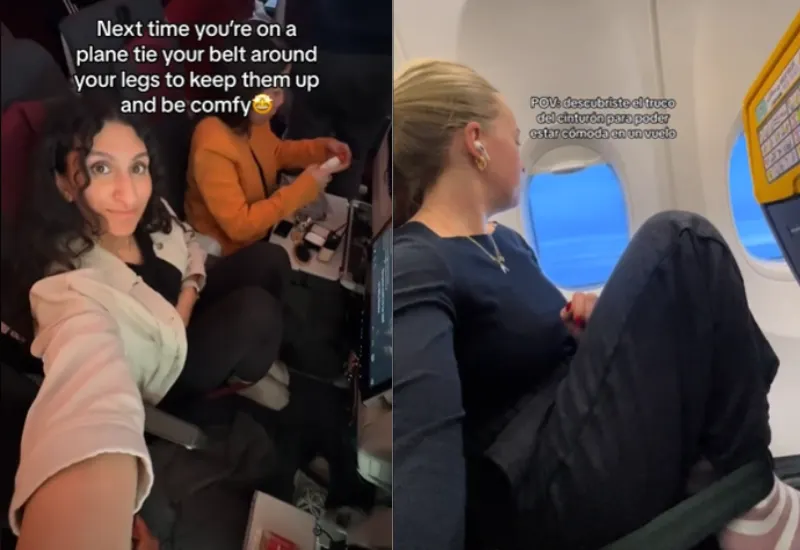 dormir cómodo en el avión