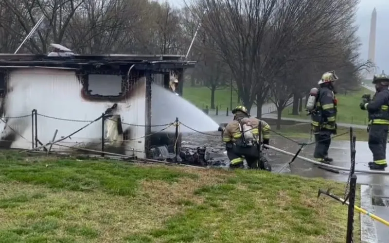 incendio Lincoln Memorial