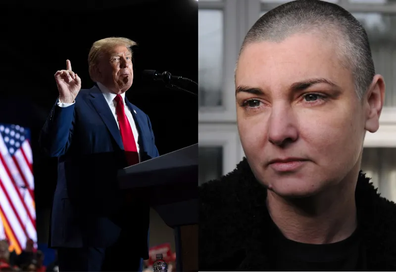 Trump y Sinéad O'Connor