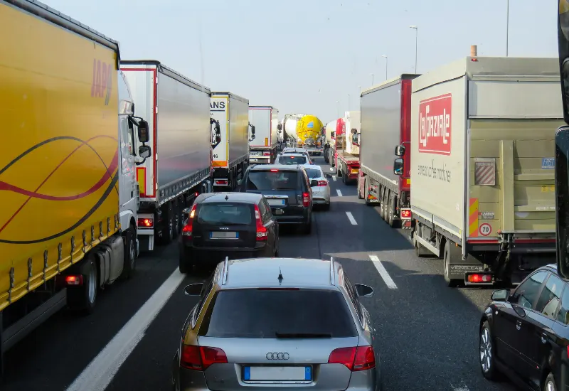 Autopista accidente