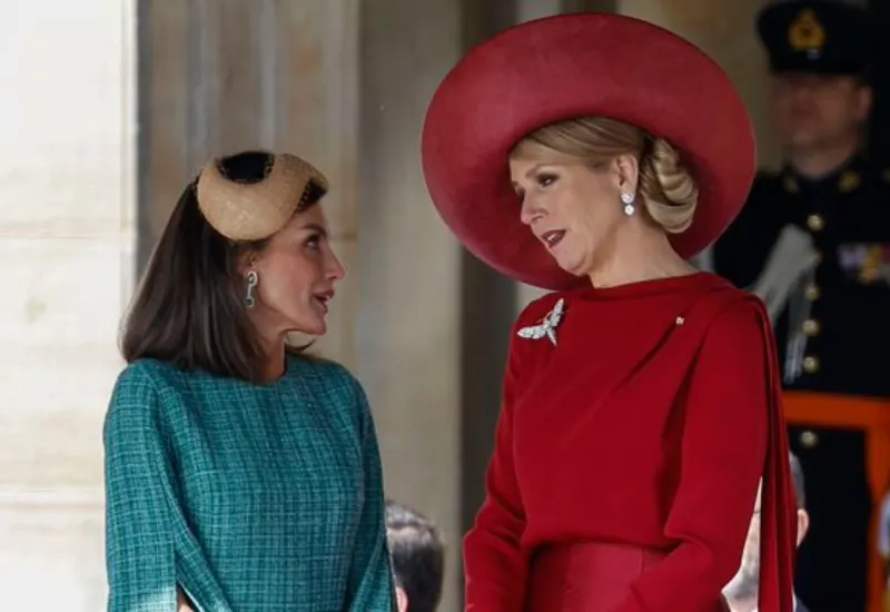 Reina Letizia de España y Reina Máxima de Holanda