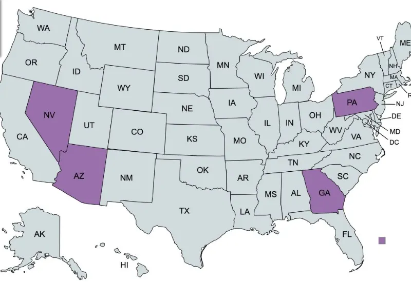 voto latino arizona Nevada Georgia Pensilvania