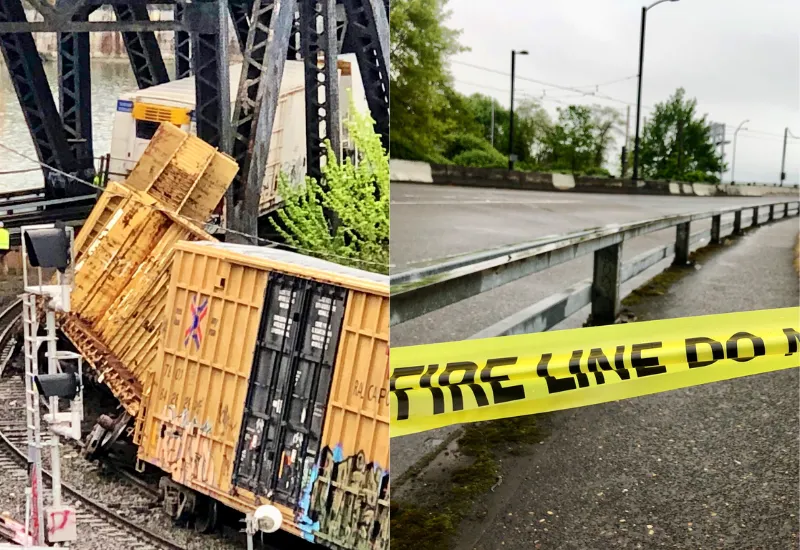 Accidente tren Portland