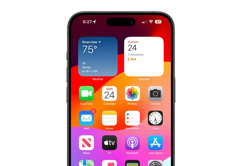 iOS 18 compatible iPhone