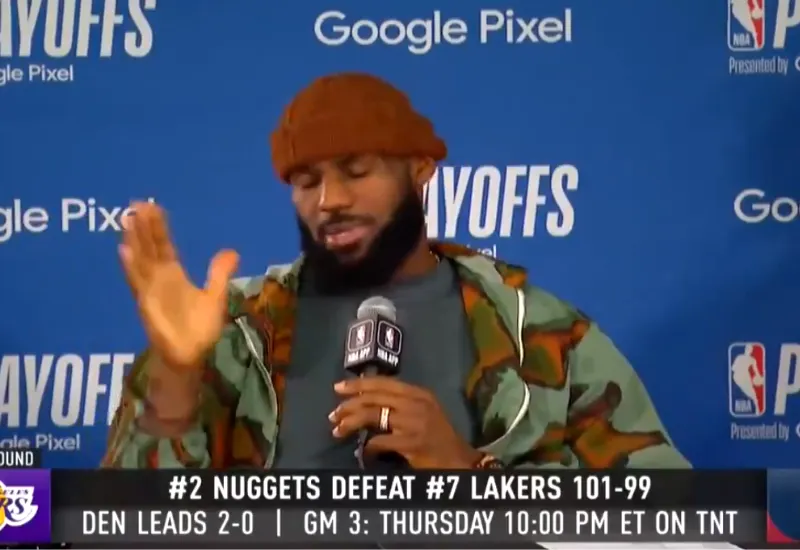 LeBron James critica el sistema de repetición de la NBA tras derrota ante Nuggets