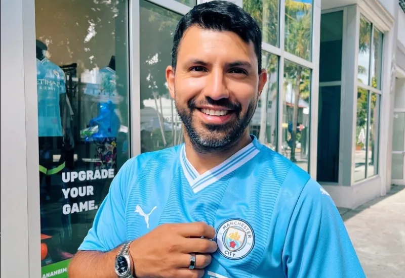 Sergio Agüero apuesta $10.000 en encuentro Real Madrid-Manchester City