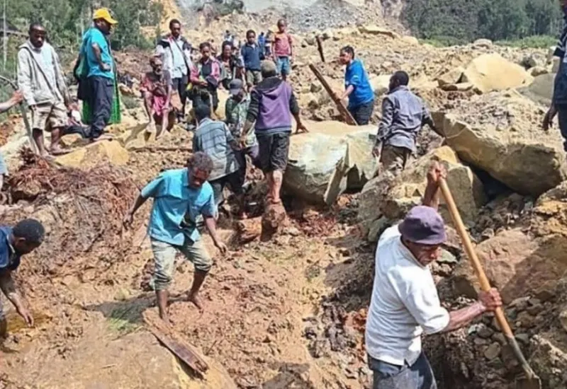 Deslizamiento Nueva Guinea