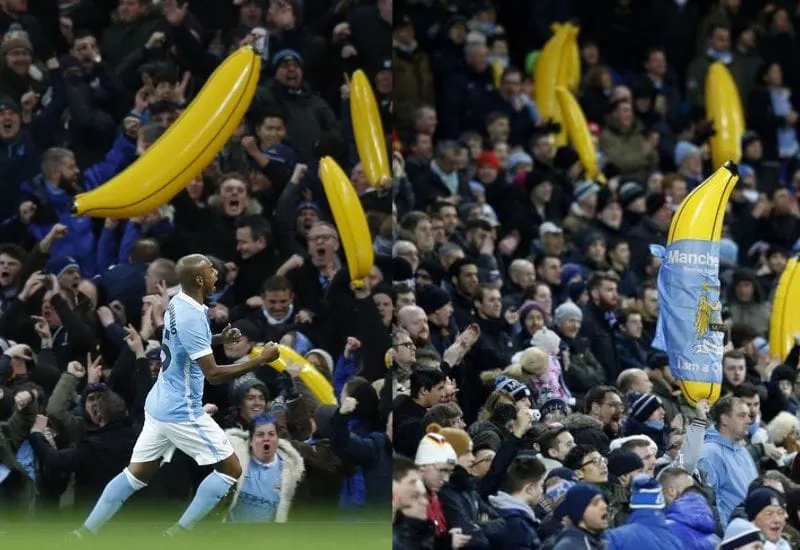 Manchester City bananas
