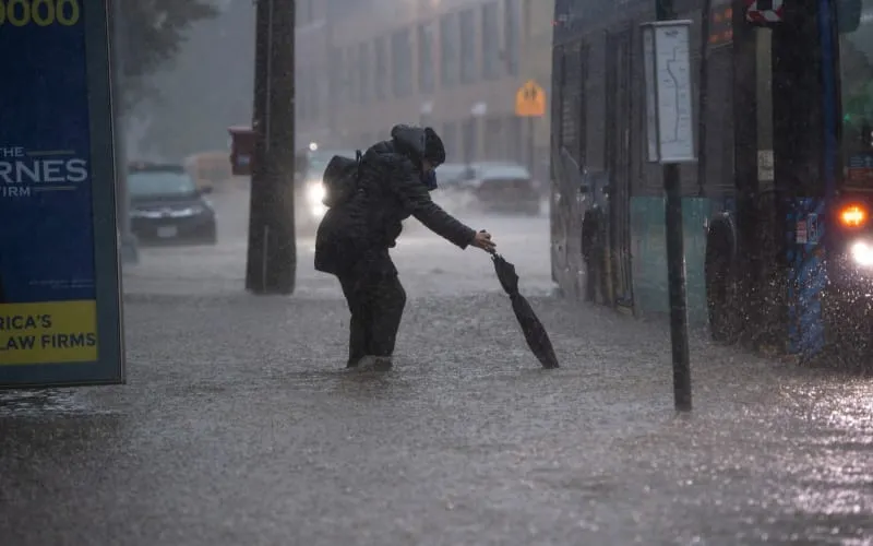 tormenta potente EEUU clima extemo