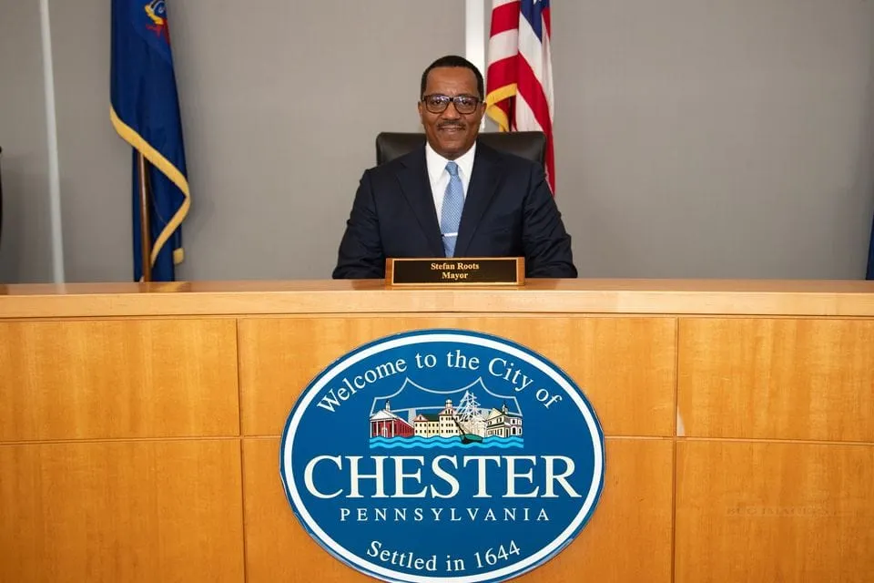 Mayor Stefan Roots en Chester
