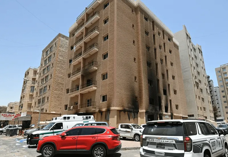India recuperó los cuerpos de 45 trabajadores de Kuwait tras incendio en zona residencial
