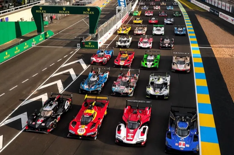 7 pilotos latinos aceleran a fondo en las 24 Horas de Le Mans 2024