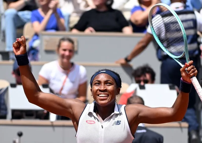 Coco Gauff brilla en Roland Garros y avanza a semifinales